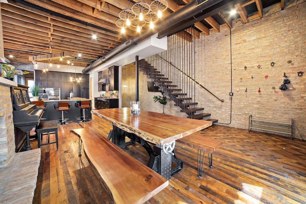 Chicago Mid-Century Gem Steps From United Center Villa Exterior foto
